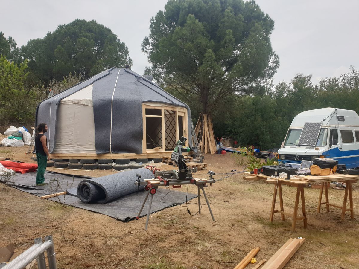 Aislamiento yurta