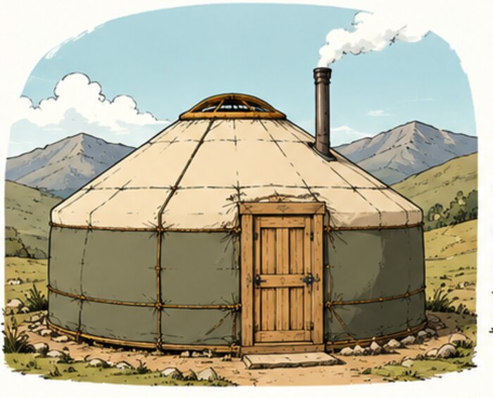 Ilustración de yurta — Galería