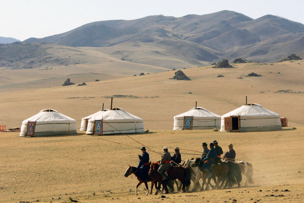 Yurta mongola tradicional